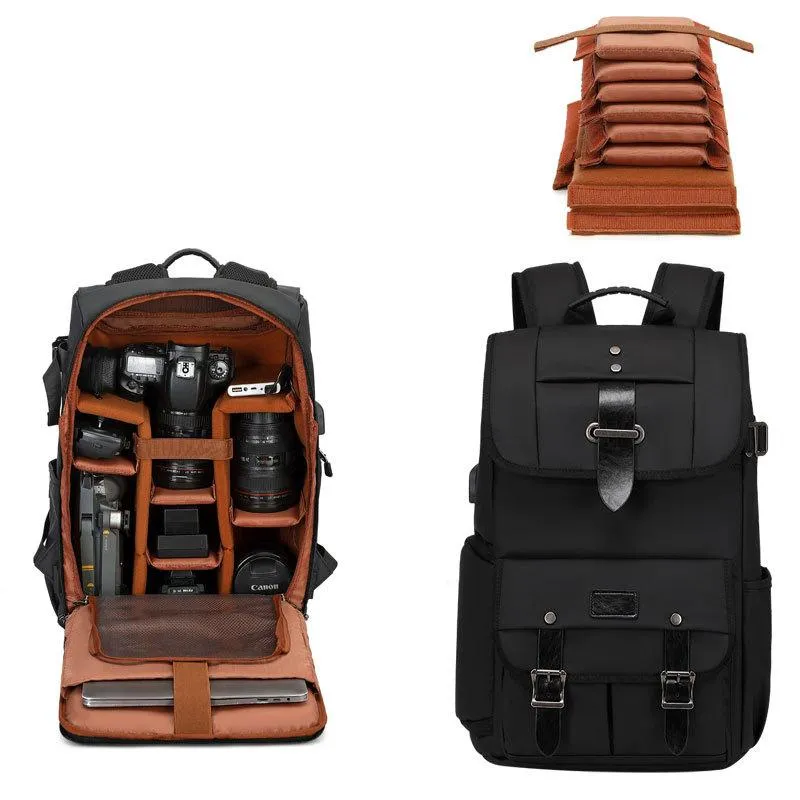 Professional Photography Backpack Micro Digital Camera Stabilizer Lens Drone Storage Multifunctional Backpack
