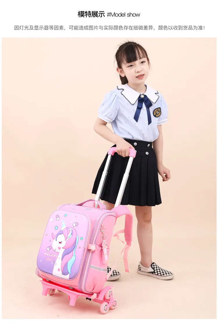 New Backpack Small Size Primary School Students 1-3 Grades Spinal Protection and Load Reduction Cross Border Trendy Popular Backpack