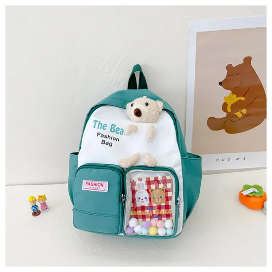 New Children′s Backpack Cartoon Backpack Breathable and Wear-Resistant Backpack