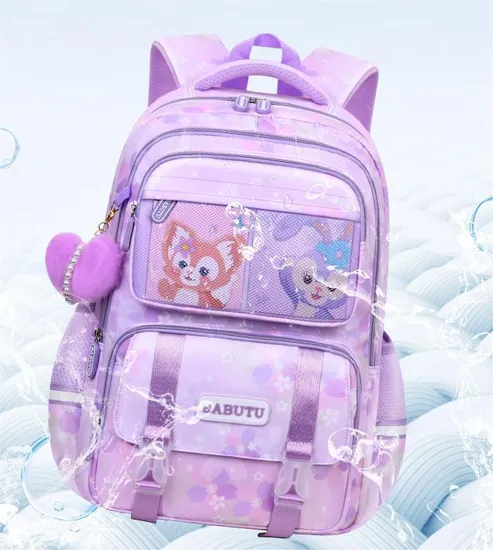 New Elementary School Backpack for Girls Spinal Protection and Weight Reduction Lightweight Travel Backpack