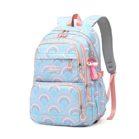 New Student Backpack for 4th -6th Grade Girls with Large Capacity Load Reducing Backpack