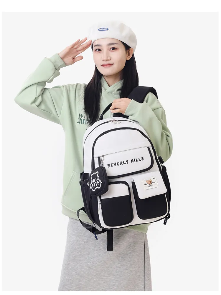 2024 New Children&prime;s School Backpack Lightweight Primary School Girls Shoulder Backpack