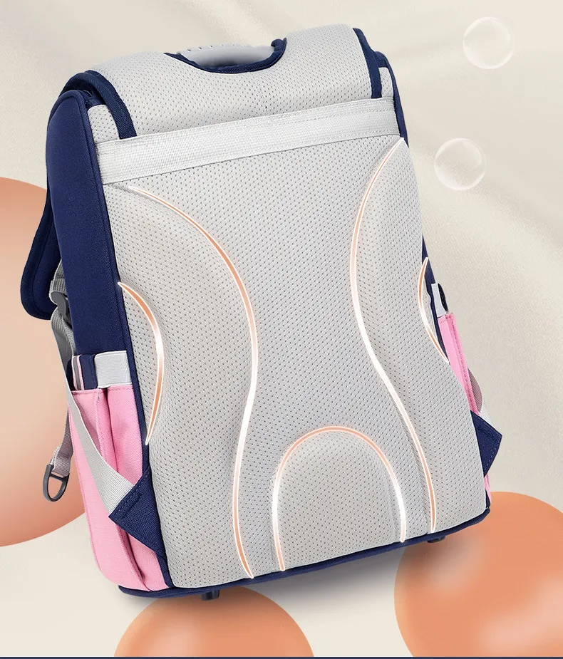 Student Primary School Children&prime;s Backpack Contrasting Colors Lightweight Waterproof Backpack
