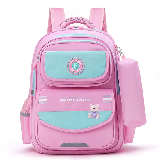 2024 New Cartoon Letter Children′s Breathable Reflective Backpacks for Boys and Girls