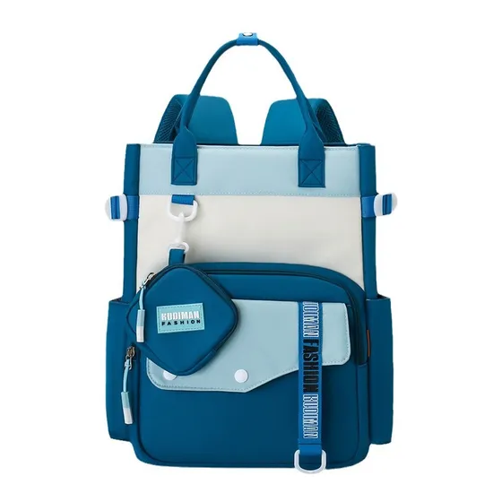 Primary School Student Large Capacity Backpack Simple Children′s Backpack Girl′s Backpack