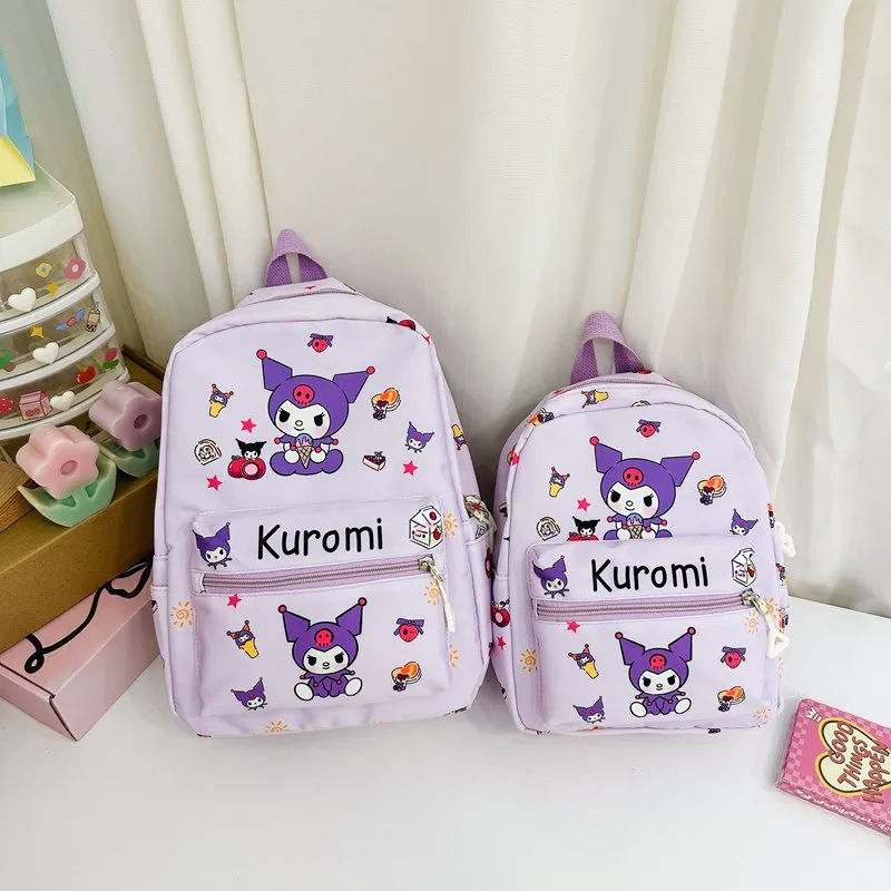 New Kindergarten School Backpack Cute Large Capacity Nylon Letter Lightweight Children&prime;s Backpack