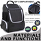 Frisbee Golf Discgolf Backpack Discs Huck Pack Multi-Functional Dividers Tactical Grip Disc Golf Backpack