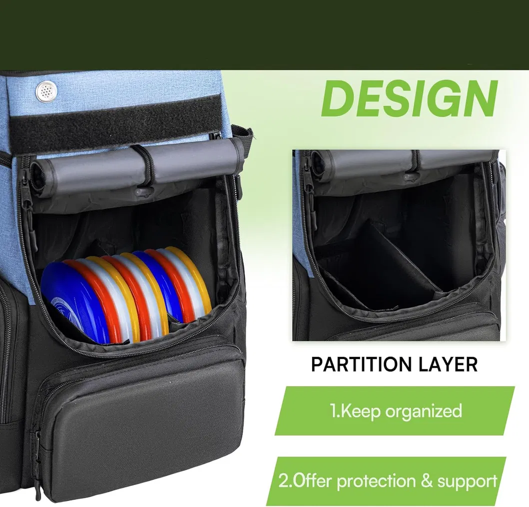 Frisbee Disc Golf Backpack Durable Waterproof Storage Bag Golf Backpack
