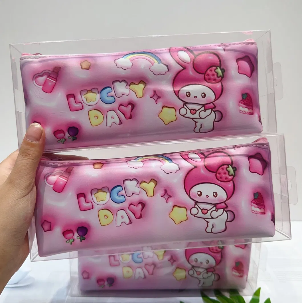 New Cartoon Large Capacity 3D Pen Bag Cute Pencil Bag Stationery Bag