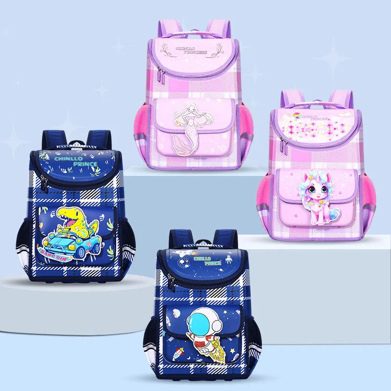 2024 New Children&prime;s School Backpack Primary School Waterproof Children&prime;s School Backpack