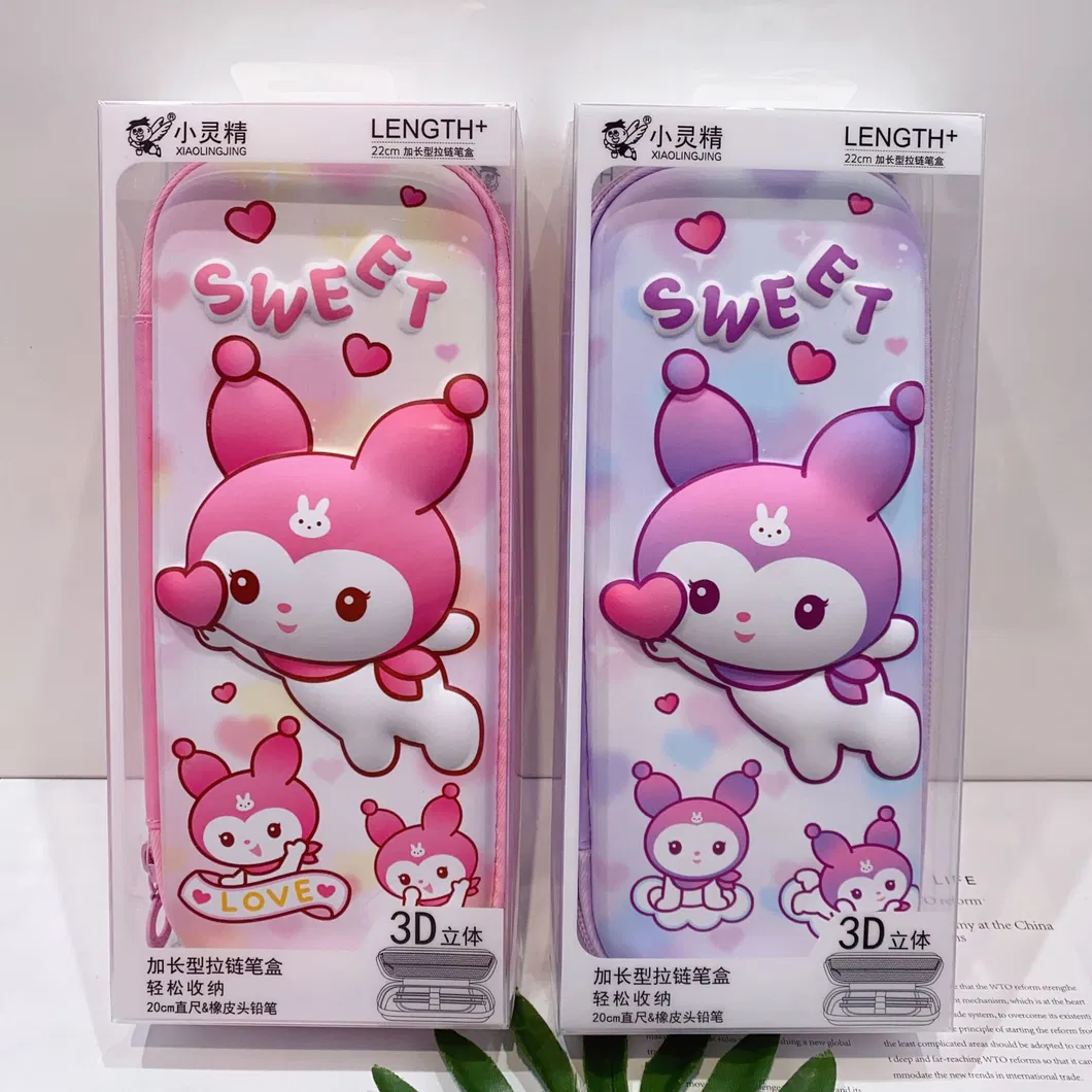 New EVA Pencil Case Stationery Box Student Cute Cartoon 3D Pencil Case