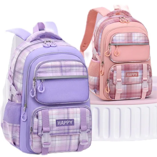 New Shoulder Protection for Girls New Spine Protection Elementary School Students Backpack