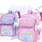 New Fashionable Cute Girls′ School Backpack for Primary School Students Backbone Protection and Load Reduction Backpack