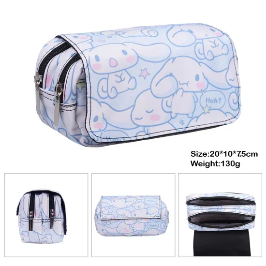 New 3D Stationery Box Cartoon Multi Functional Children′s Pencil Box Large Capacity Pencil Bag