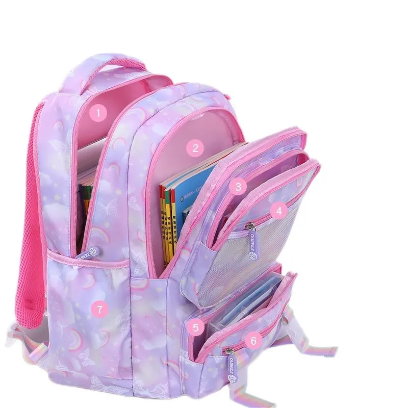 New Backpack Lightweight Instagram Style Girls&prime; Backpack Lightweight Elementary School Backpack