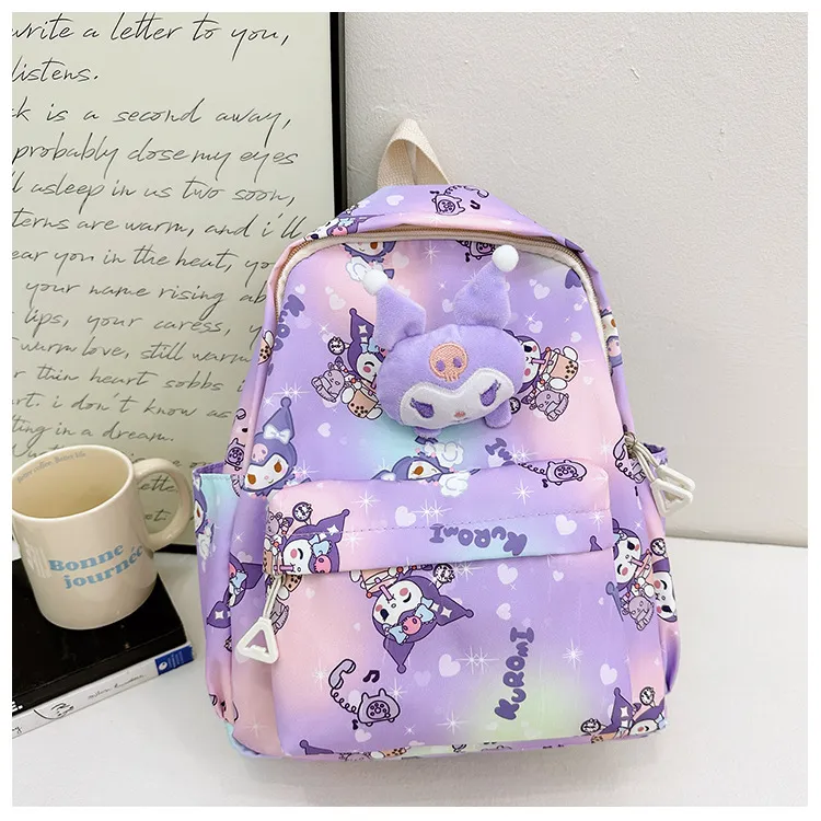 New Children&prime;s School Backpack Cute Cartoon Load Reduction Kindergarten Backpack