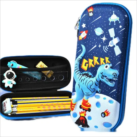 Cartoon 3D Large Capacity Stationery Case Wholesale Primary School Student Pencil Case