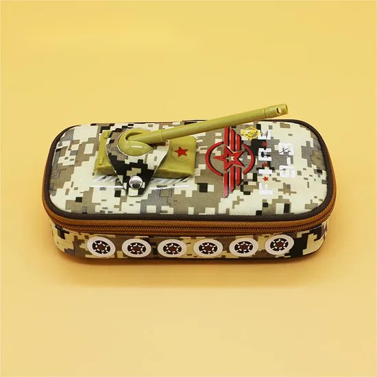 Tank Camouflage Pencil Case Elementary School Stationery Box