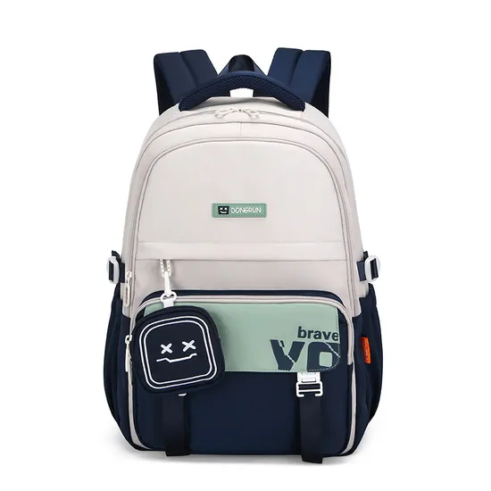 New Student Backpack with Fresh and Contrasting Colors for Elementary Middle and High School Students