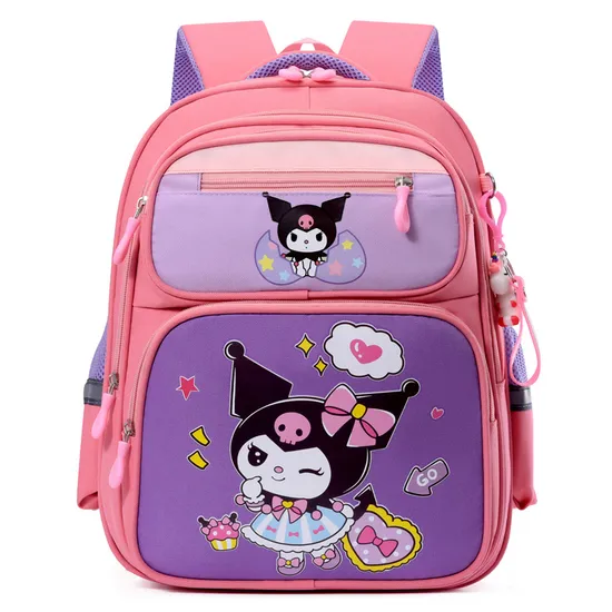 Kulomi Elementary School Student′s New Cartoon Backpack with Large Capacity Anti Splashing Lightweight Backpack