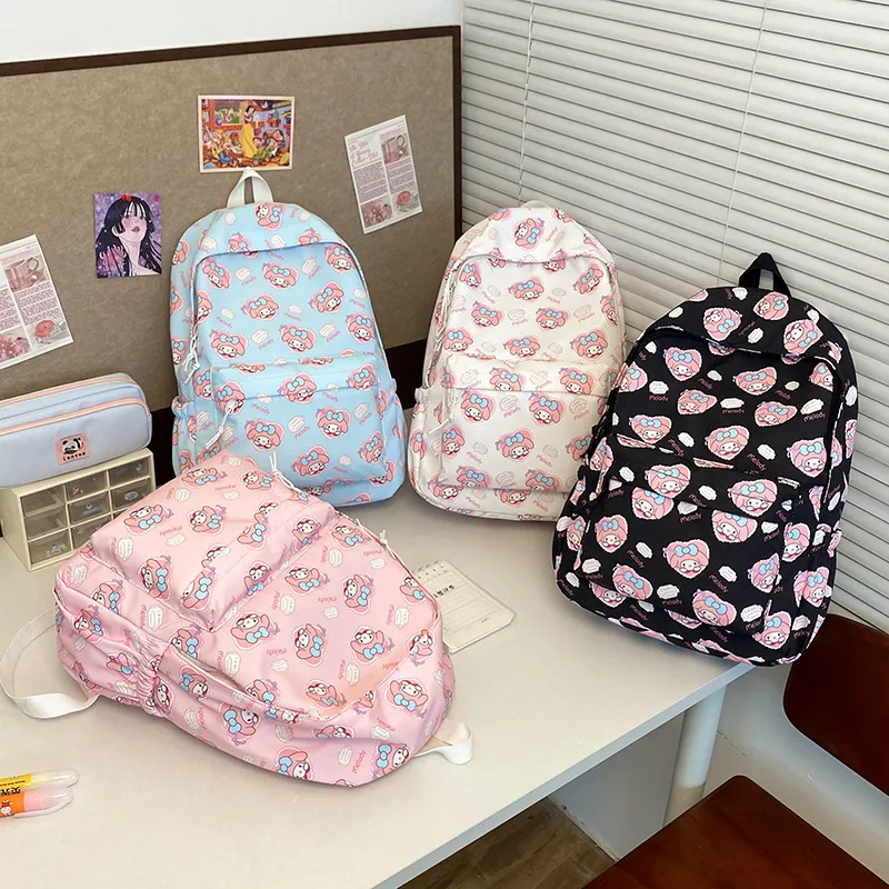 Elementary School Backpack Lightweight Children&prime;s Backpack Cute Large Capacity Nylon Backpack