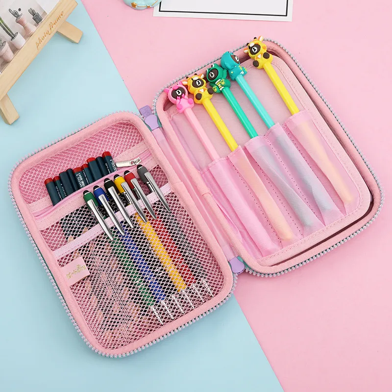 Elementary School Pencil Case 3D Stationery Pencil Case Pouch for Student