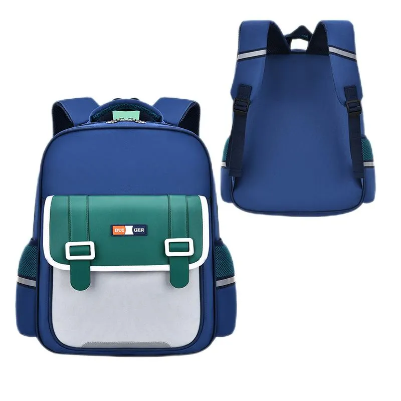 New Backpack Waterproof Load-Reducing Wear-Resistant Lightweight Backpack for Children&prime;s Spine Protection Backpack