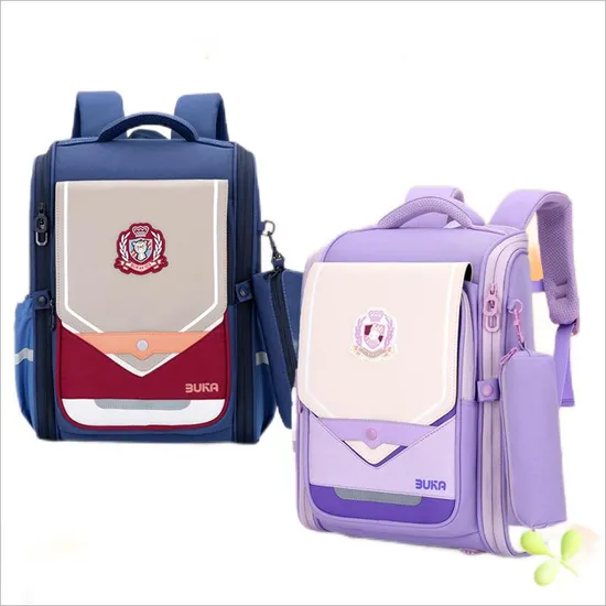 Children Backpack Primary School Boy and Girl Large Capacity Lightweight Load Reducing and Spine Protection Backpack