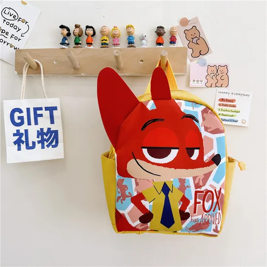 Kindergarten Backpack Cute Cartoon Lightweight Backpack Children′s Load Reducing Backpack