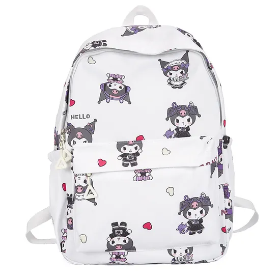 New Cute Backpack Lightweight and Large Capacity Girl Cartoon Nylon Backpack