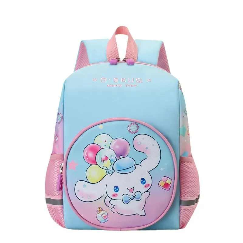 New Children&prime;s Cartoon Fashion School Bag with Large Capacity and Lightweight Nylon Melody Kindergarten Backpack