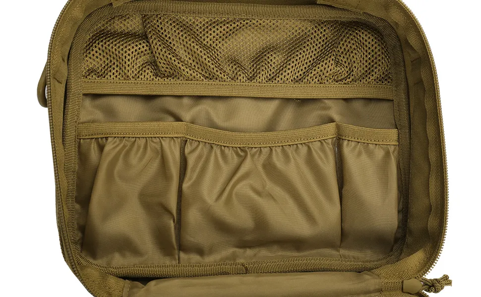 Outdoor Camping Waterproof Toiletry Bags Universal Kit Bag with Medical Supplies Molle Combat Tactical Handbag