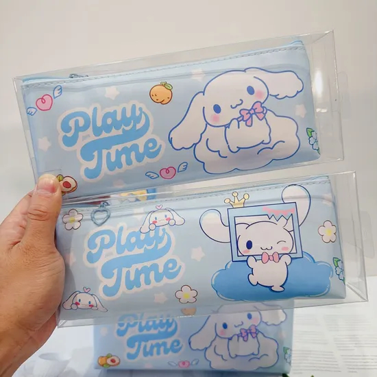 New Cartoon Large Capacity Pen Bag Cute Stationery Bag Storage Bag