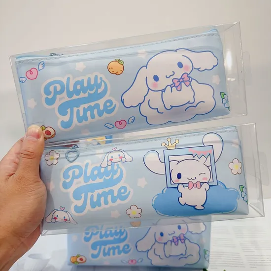 New Cartoon Large Capacity Pen Bag Cute Stationery Bag Storage Bag