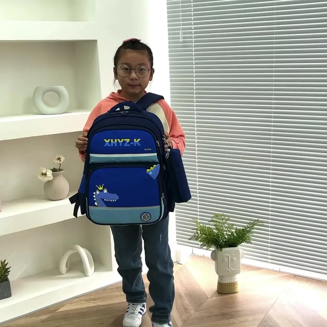 2024 Cartoon Children&prime;s Backpack with Large Capacity Waterproof Breathable Student Backpack