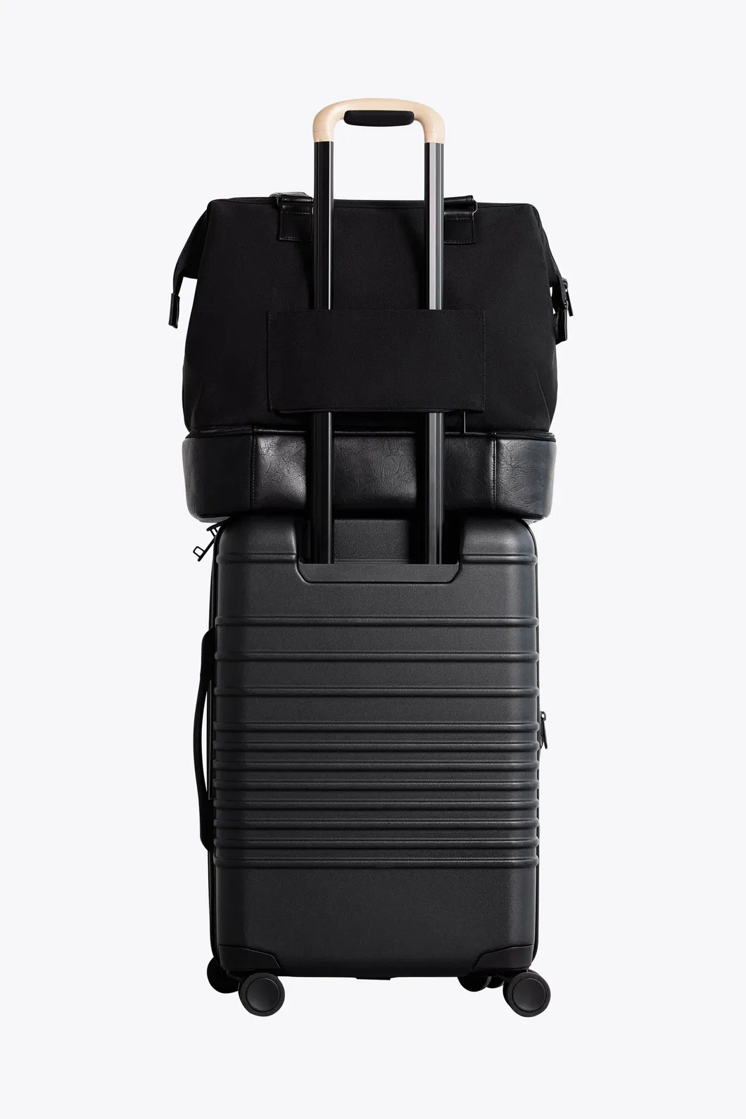 Custom Size Logo Unisex Canvas Travel Duffel Duffle Weekender Tote Bag with Shoulder Strap Bottom Shoes Compartment