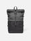 Unisex Vintage Style Rolltop Backpack Custom RPET Polyester Outdoor Sports Pack Business School Bag