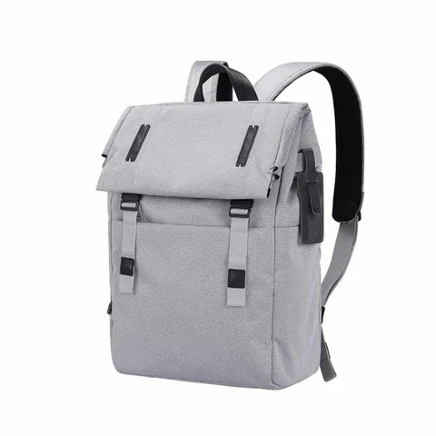 Custom Waterproof 15.6 Inch Notebook Backpack Flap Top Travel Unisex Daypack Student Laptop Backpack