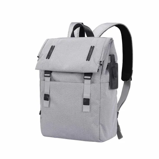 Custom Waterproof 15.6 Inch Notebook Backpack Flap Top Travel Unisex Daypack Student Laptop Backpack