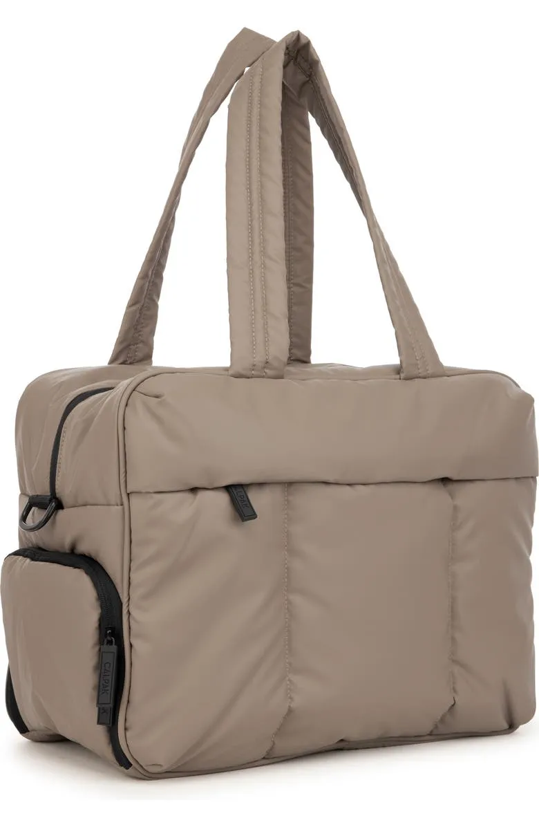 2024 Custom Logo Expandible Puffer Weekend Travel Luggage Gym Bags Printed Light-Weight Puffer Duffle Bag
