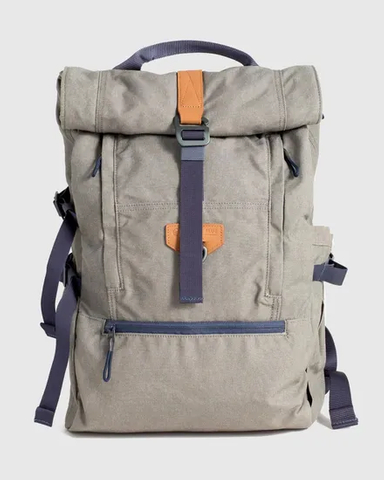 Fashion Expandable Roll Top Laptop Backpack Lightweight Daypack Backpack