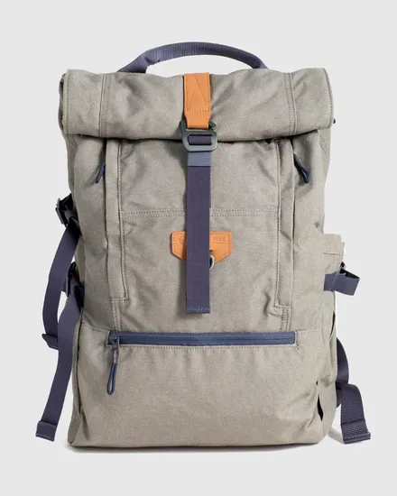 Fashion Expandable Roll Top Laptop Backpack Lightweight Daypack Backpack