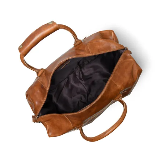 Factory Leather Handcrafts Trolley Handbag Travel Overnight Weekend Duffle Gym Bag