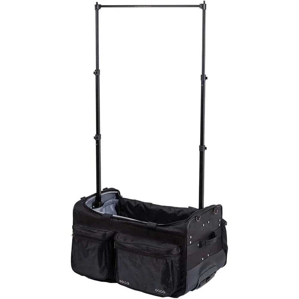 Bag Factory Luxury Rolling Travel Dance Bag Wheeled Duffel Bag Luggage with Garment Rack