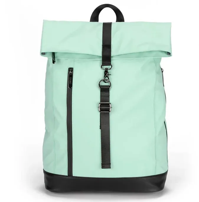 Custom Waterproof Unisex Travel Rolltop Backpack Laptop Roll Top Bag Convertible Casual Backpack