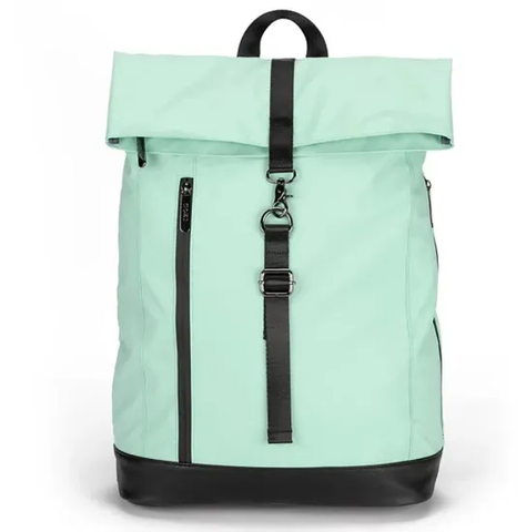 Custom Logo Roll Top Laptop Backpack Casual Daypack for 17inch Laptop Backpack