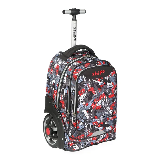 Factory Multi-Use School Bags Wheeled Backpack Kids Travel Trolley Luggage Backpack with Wheels