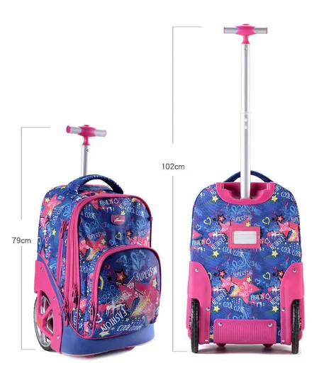 Kids Luggage Trolley Kid′s Travel Bag, , Kids School Trolley Luggage Bag