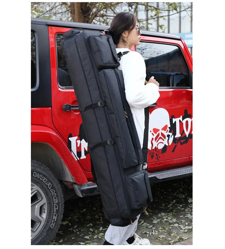 Factory Customized Multifunctional Fishing Gear Bag Three-Layer Large Capacity Sea Rod Bag