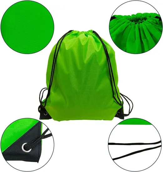 Drawstring Bulk String Backpack Draw String Bags Pack Cinch Bags for Gym